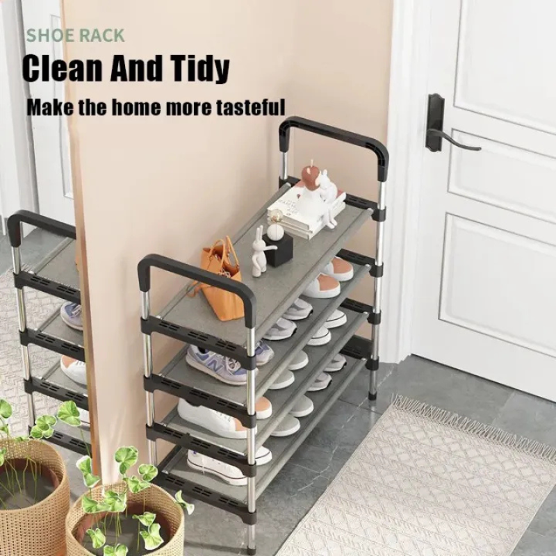 5 Layer Stainless Steel Pipe Layers Shoe Rack