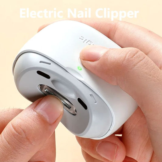 Electric Automatic Nail Clippers - Precision Fingernail Cutter & Filer - Rechargeable & Smooth Trimming