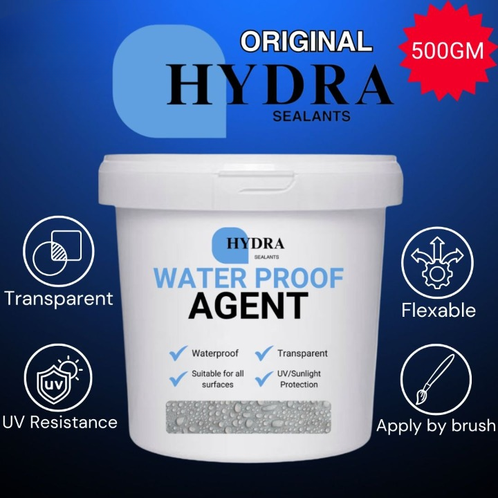 Hydra Water Proof Agent, Anti Leakage Agent + Free Brush Gift ✨