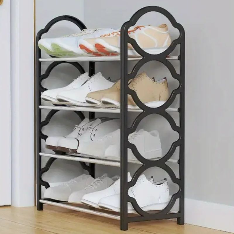 Non-Breakable Floor Standing Shoes Rack - Stainless Steel