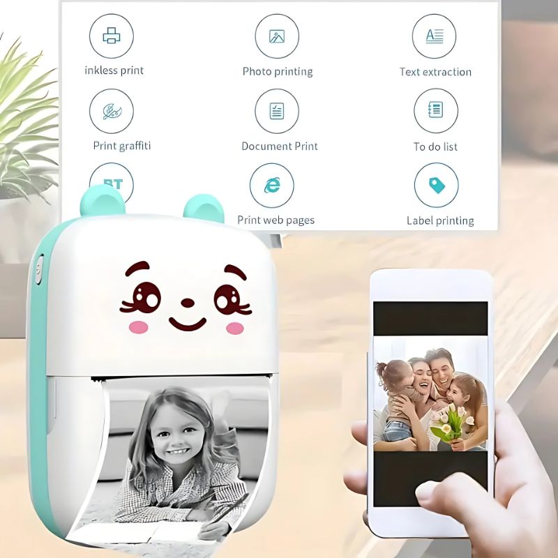 Pocket Printer: Portable, Wireless, Fun Photo Printing for Kids on Android & iOS!"