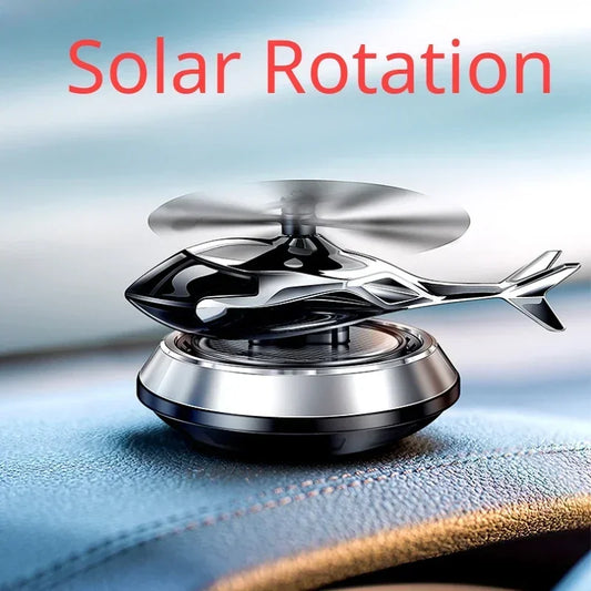 Revitalize Your Ride: Introducing the Car Solar Helicopter Perfume Diffuser With Scent 🚗🚁