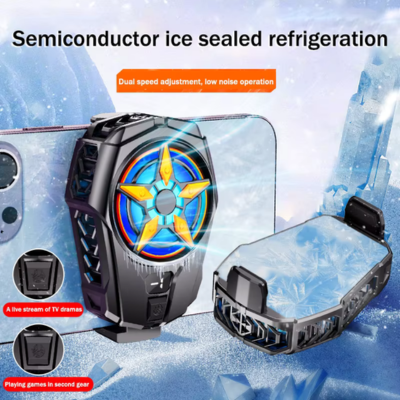 Practical Phone Cooler Fan, Easy & Smart Digital Display ❄