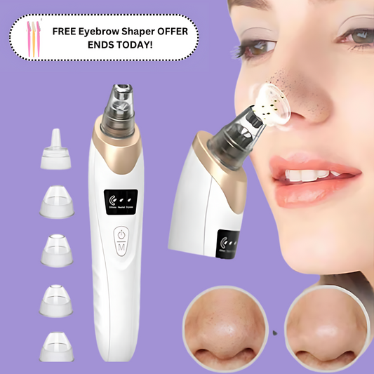 Electric Black Head Remover With Free Eyebrow Shaper - Gift Offer End
