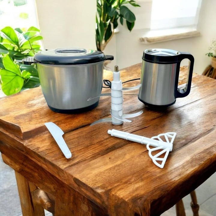 Stainless Steel Effortless Chopping & Grinding – 1000w 3 Litre