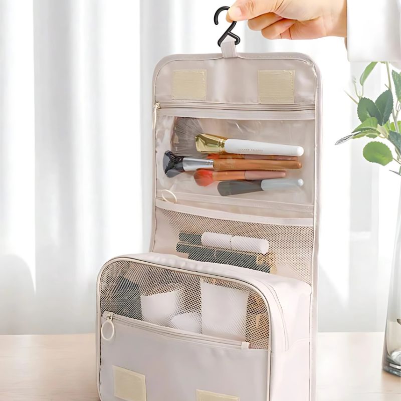 Makeup Organizer Hanging Travel Bag (random Color)