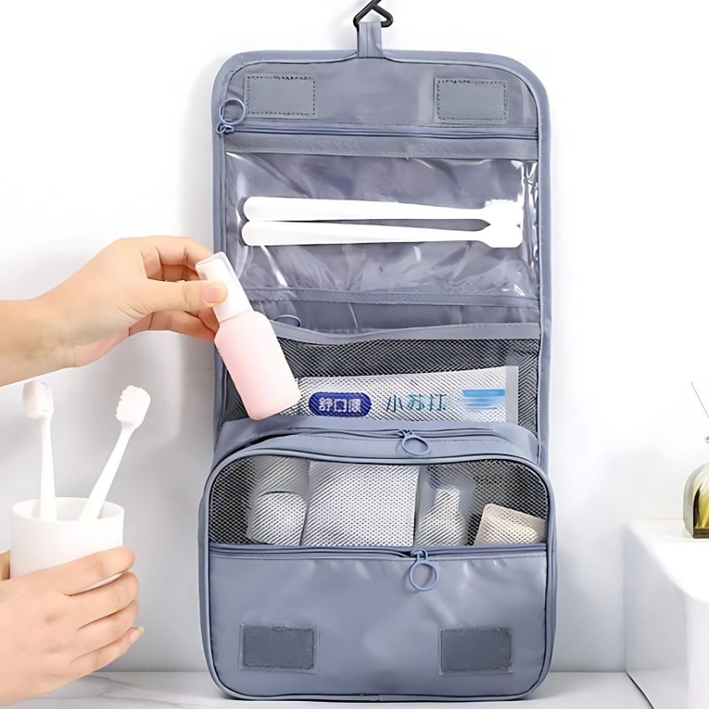 Makeup Organizer Hanging Travel Bag (random Color)