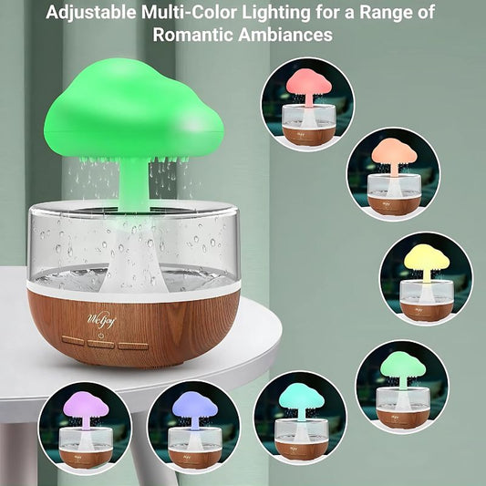 Rainy Cloud Humidifier, Relax Lamp, USb Rain Sound Diffuser 💦