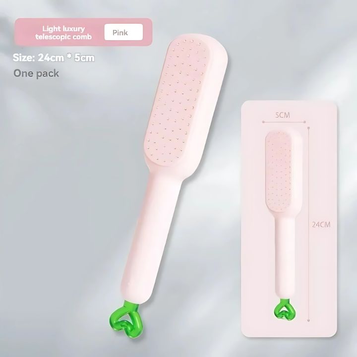 Self-Cleaning Hair Brush, One-click Cleaning, Anti-Static Hairbrush