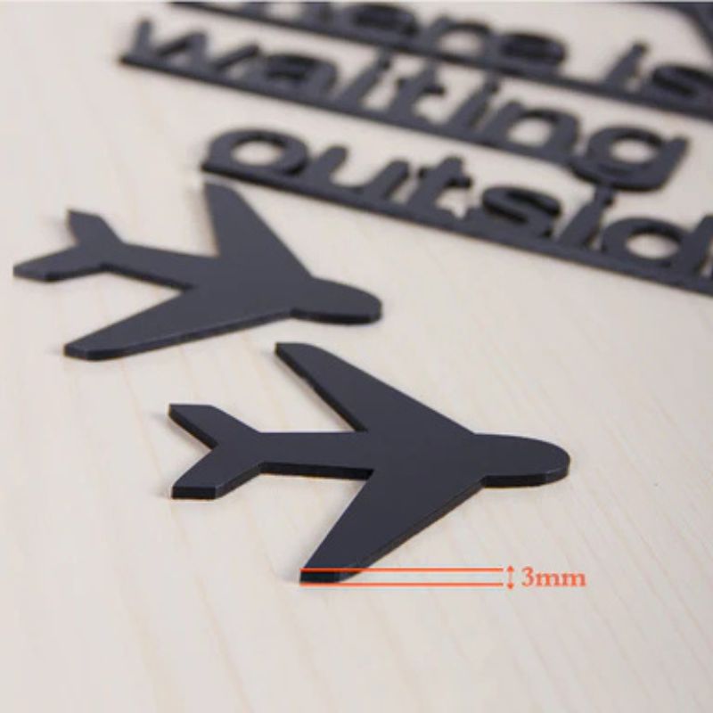 Wooden World Map Wall Clock For Home, Room & Offices