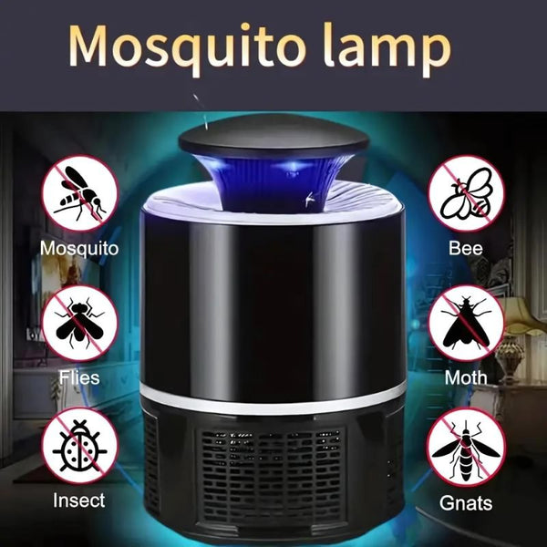 Silent operation USB Powered, Automatic Indoor Mosquito Killer Lamp With Suction 🦟