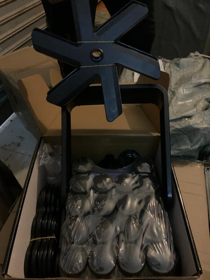 18-Jar Rotating Spice Rack Organizer Set (100ml) with Spice Lable