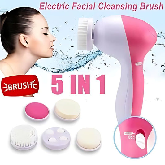 5 in 1 Face Care Cleaner & Massager With Free Face Hair Threader 🤩