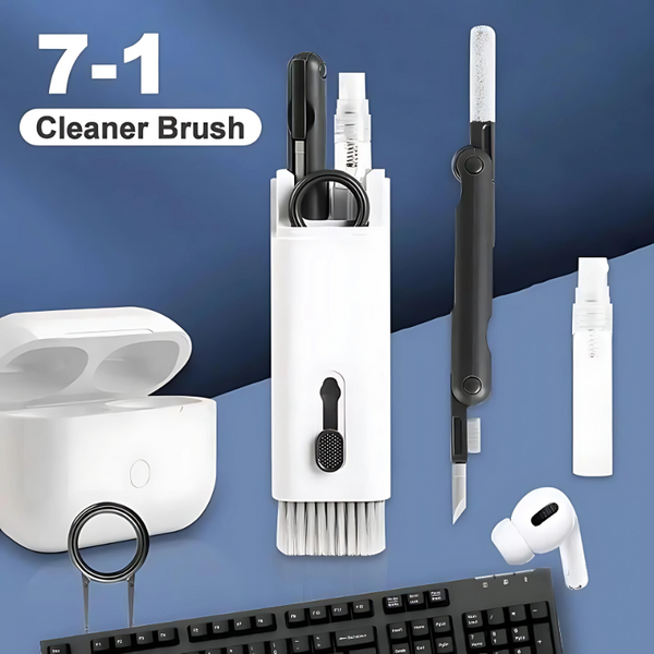 7-in-1 Multi-Functiona Cleaning Kit For Deep Gadgets - Perfect for Keyboard, Earpords & much more