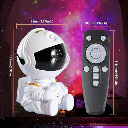 Astronaut Starry Sky Nebula USB LED Night Light - RGB Magic Ceiling Projector For Bedroom