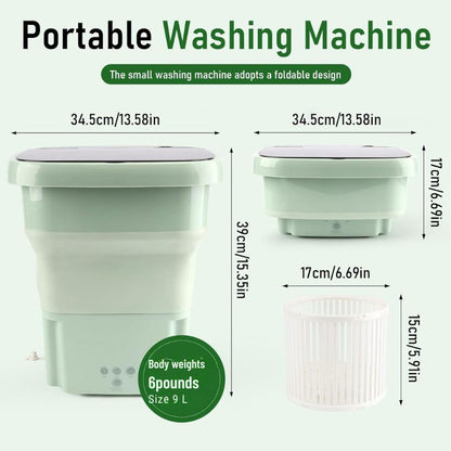 SmartFoldᴵᴹ Mini Washer + Dryer - 9L Water Capacity
