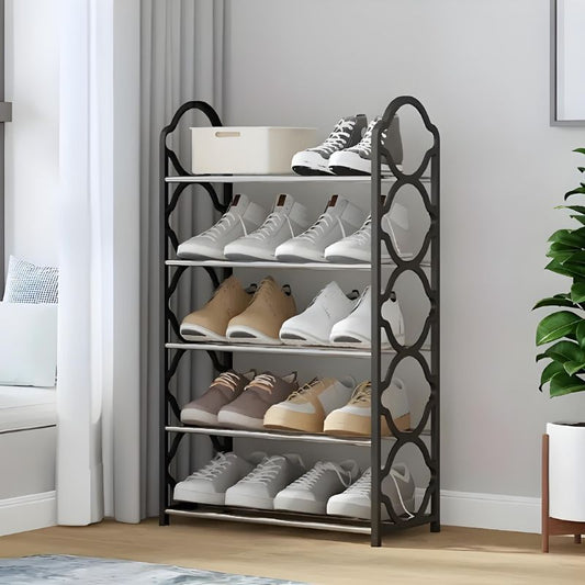 Non-Breakable Floor Standing Shoes Rack - Stainless Steel