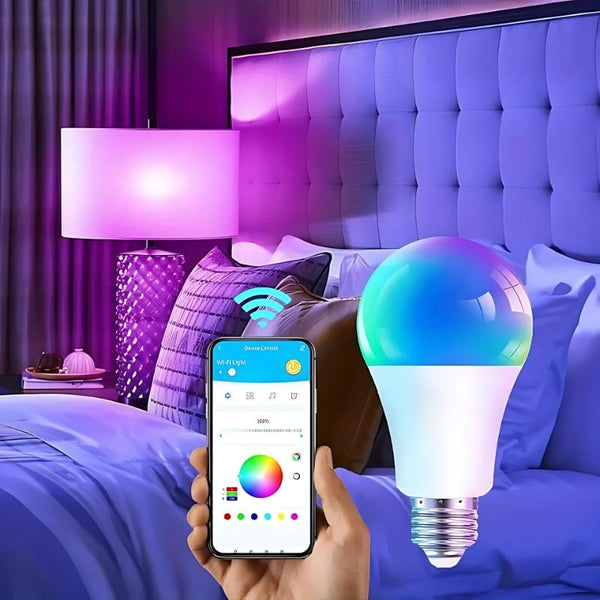 RGB Multi-colour Light Bulb, Wifi Smart Bulb 💡