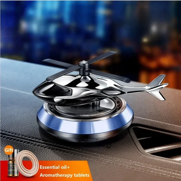 Revitalize Your Ride: Introducing the Car Solar Helicopter Perfume Diffuser With Scent 🚗🚁