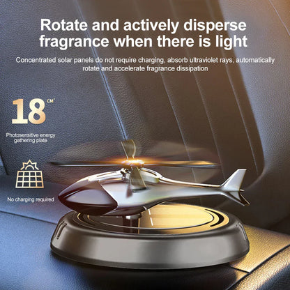 Revitalize Your Ride: Introducing the Car Solar Helicopter Perfume Diffuser With Scent 🚗🚁