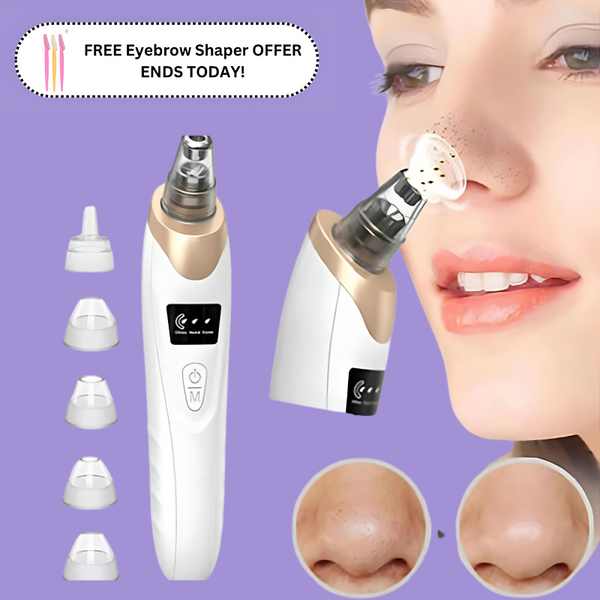 Electric Black Head Remover With Free Eyebrow Shaper 🌟