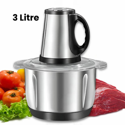 Stainless Steel Effortless Chopping & Grinding – 1000w 3 Litre