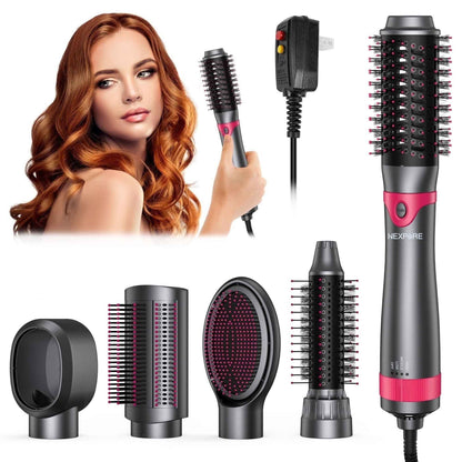 All-in-One Hot Air Brush – Dryer, Curler, Straightener & Volumizer
