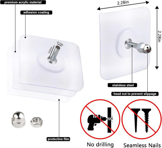 Multipurpose Bathroom/Kitchen Corner Storage Organizer - Comes With Hook