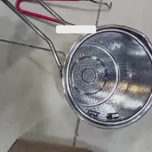 Smart, Stainless Steel Deep Fryer Pot 1200ml Oil Capacity, With Strainer 💖