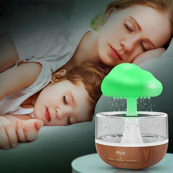 Rainy Cloud Humidifier, Relax Lamp, USb Rain Sound Diffuser 💦