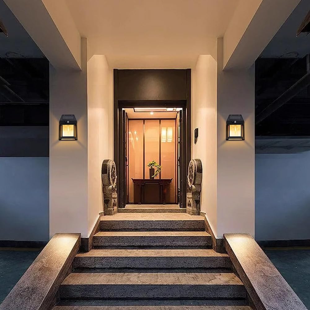 SmartGlowᴵᴹ Solar Wall Light – Motion Sensor & Waterproof