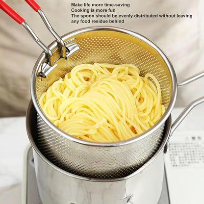 2 in 1 Stainless Steel Deep Fryer Pot 1200ml Oil Capacity, With Fryer Holder 💖