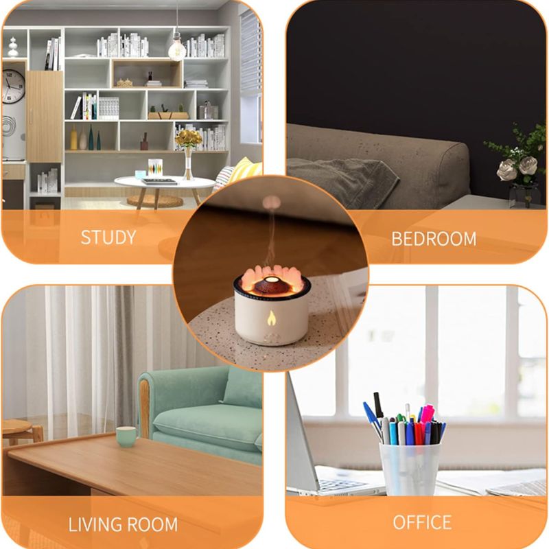 Volcano Lava Humidifier, Relax Lamp, Aromatherapy Volcano Diffuser 🔥