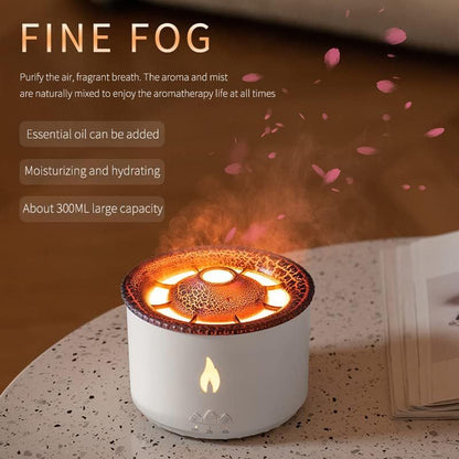 Volcano Lava Humidifier, Relax Lamp, Aromatherapy Volcano Diffuser 🔥